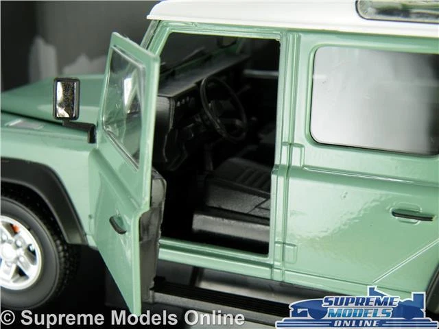 LAND ROVER DEFENDER CAR MODEL LWB GREEN 1:24 SCALE LARGE 109 LONG WHEEL BASE T3 - Image 4 of 4
