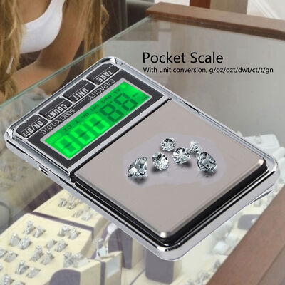 Electronic Jewelry Scale Digital Carat Scale LCD Display Green Backlight Scale