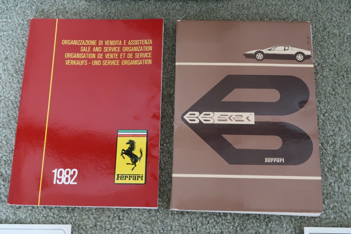 フェラーリ カリフォルニア オーナーズマニュアルセット ケース付き Ferrari 512 BBI Owners Manual Set & Pouch