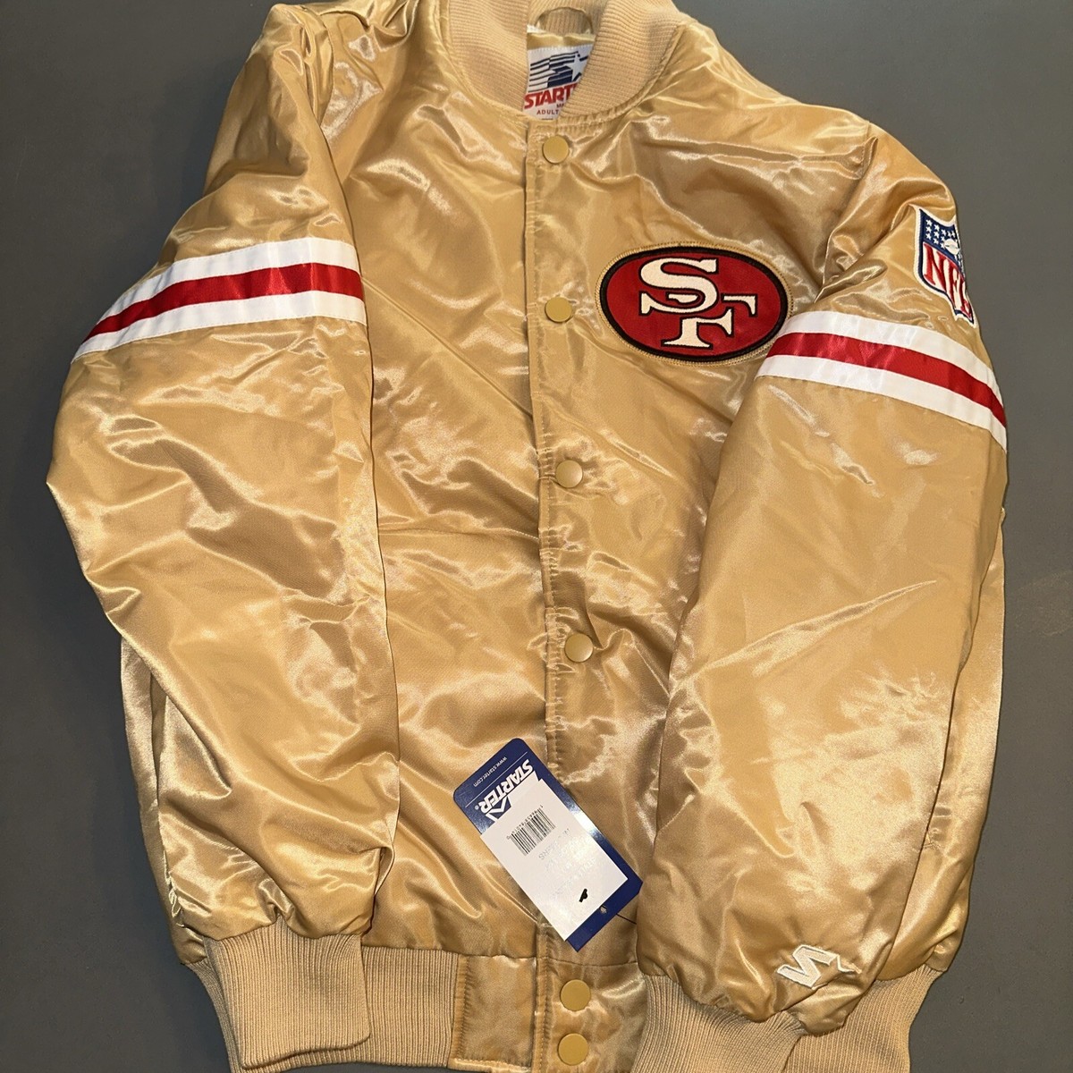 【2万超】STARTER×NFL 49ers 刺繍アノラックブルゾン 2万超】STARTER×NFL 49ers 刺繍アノラックブルゾン