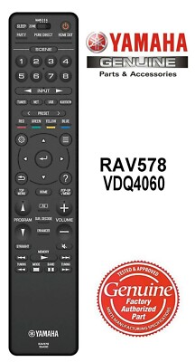 New Genuine Yamaha RAV578 VDQ40600 Remote control fits AVENTAGE RX
