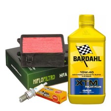 Kit tagliando Bardahl XTM 10W40 filtro aria candela Kymco Movie 125 2006 2007