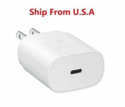 Fast Charger 25W PD Type C Wall / Travel Plug For Samsung Galaxy S21/Ultra Plus