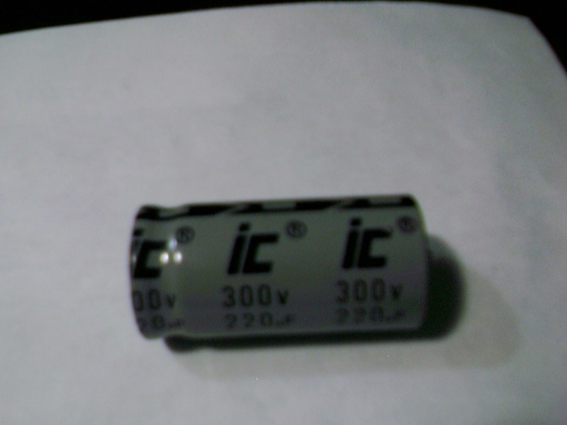Two 220uF 300V Axial Electrolytic Capacitors, New, Fast USA Ship