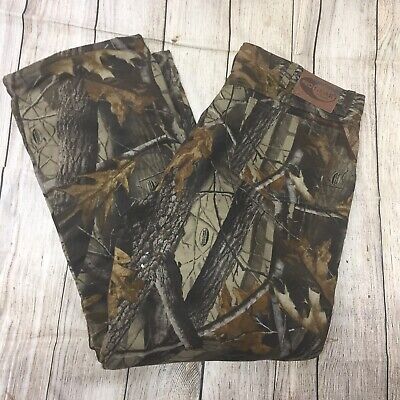 Wrangler Pro Gear Realtree Hardwood Camo Pants Full Lined Size 38x30 ...