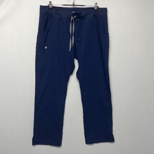 FIGS Medica Workwear Women Scrub Pants Size XL X-Large Blue B348 -6
