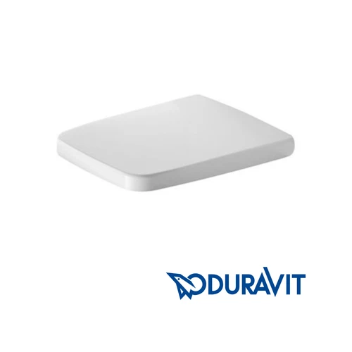 Duravit PuraVida Toilet Seat 0069190000 White, Hinges Stainless Steel, with Soft Close