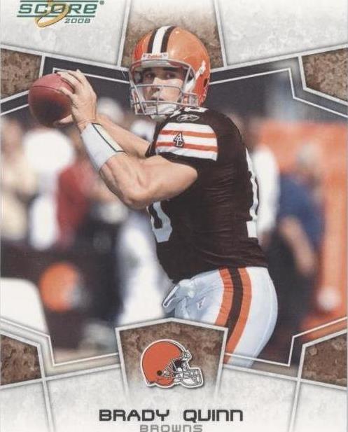 2008 Score Brady Quinn #68 - 1 of 2