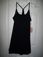 Women's Size M Ultra Soft Active Black Dress NEW by Quince with Built in Shorts