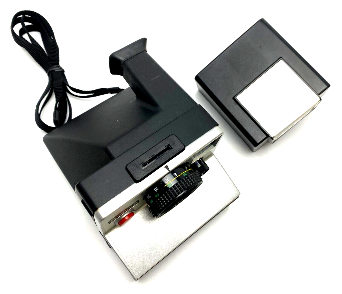 VINTAGE POLAROID SX-70 PRONTO B! LAND CAMERA + ITT MAGICFLASH