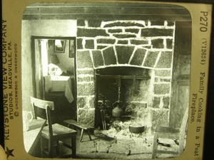 Keystone View Magic Lantern Slide 3 1 4 By 4 Cooking In A