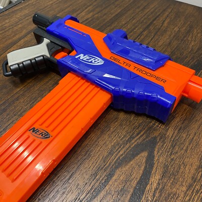 NERF N-Strike Elite DELTA TROOPER Dart Gun Blaster w/18 Mag TESTED