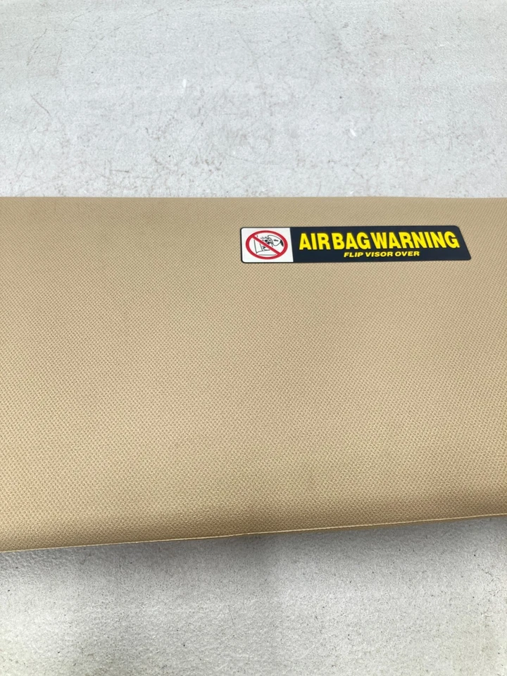 06-08 Acura TSX Passenger Right Front Side Sunvisor Sun Visor OEM Beige - Image 4 of 4