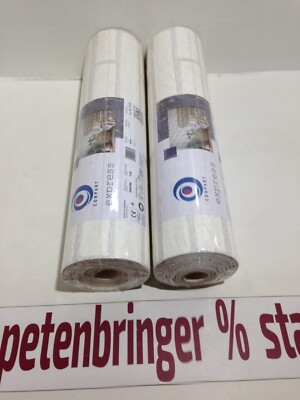 Vinyltapete Erismann 2x 224106 (2Rollen) Klinkerstruktur Weiß Creme Restposten