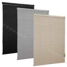 Changshade Custom Corded 1” Vinyl Mini Horizontal Blinds Window Blinds Curtains