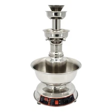 Commercial 3 Tier Party Fountain Hot Red Wine Juice Waterfall Decor Machine 3.5L