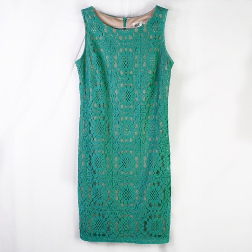 eliza j green lace dress