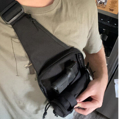 US Shoulder Gun Holster for Concealed Carry Chest Pack of Handguns Range Gun Bag