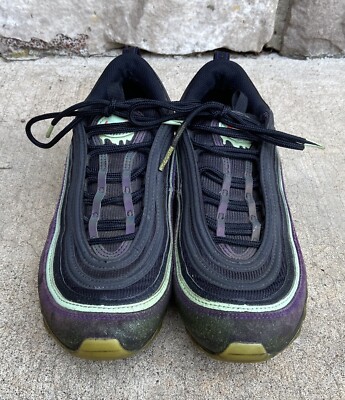 Nike Air Max 97 Halloween Slime Size 8 DC1500-001 Glow In The Dark 