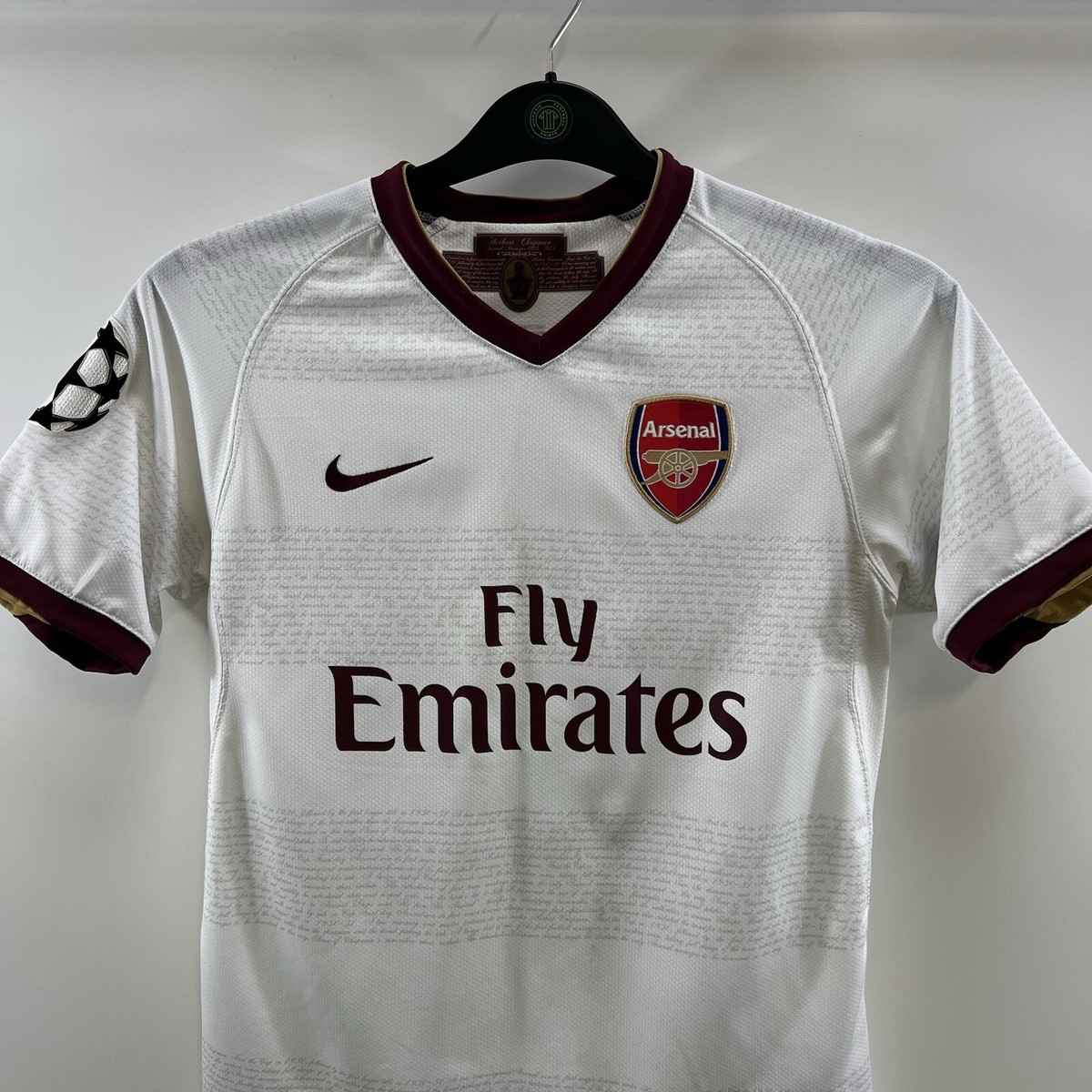 Arsenal Walcott 32 Away Football Shirt 2007/08 Children's Medium