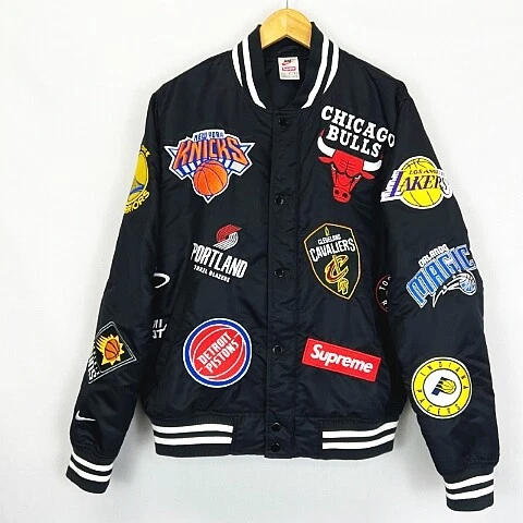 [Japa n Used Fashion] Supreme Aa Nike Nba Teams Warm-Up Jacket Black Warm Up