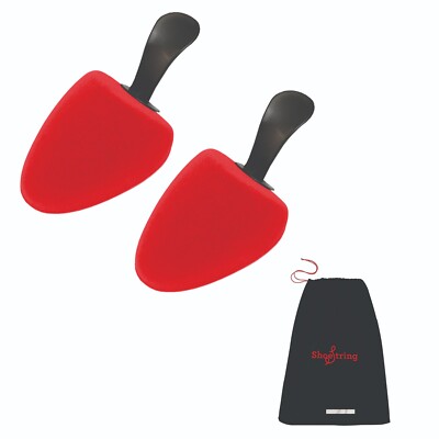 Schaumstoff Schuhspanner mit Griff, Samt Zehenpuff, Schaumstoff Schuhspanner Gratis Tasche Einheitsgröße