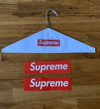 Supreme 24fw Signature Logo Hanger  Red Sticker 2 Pcs as a Set IN HAND 