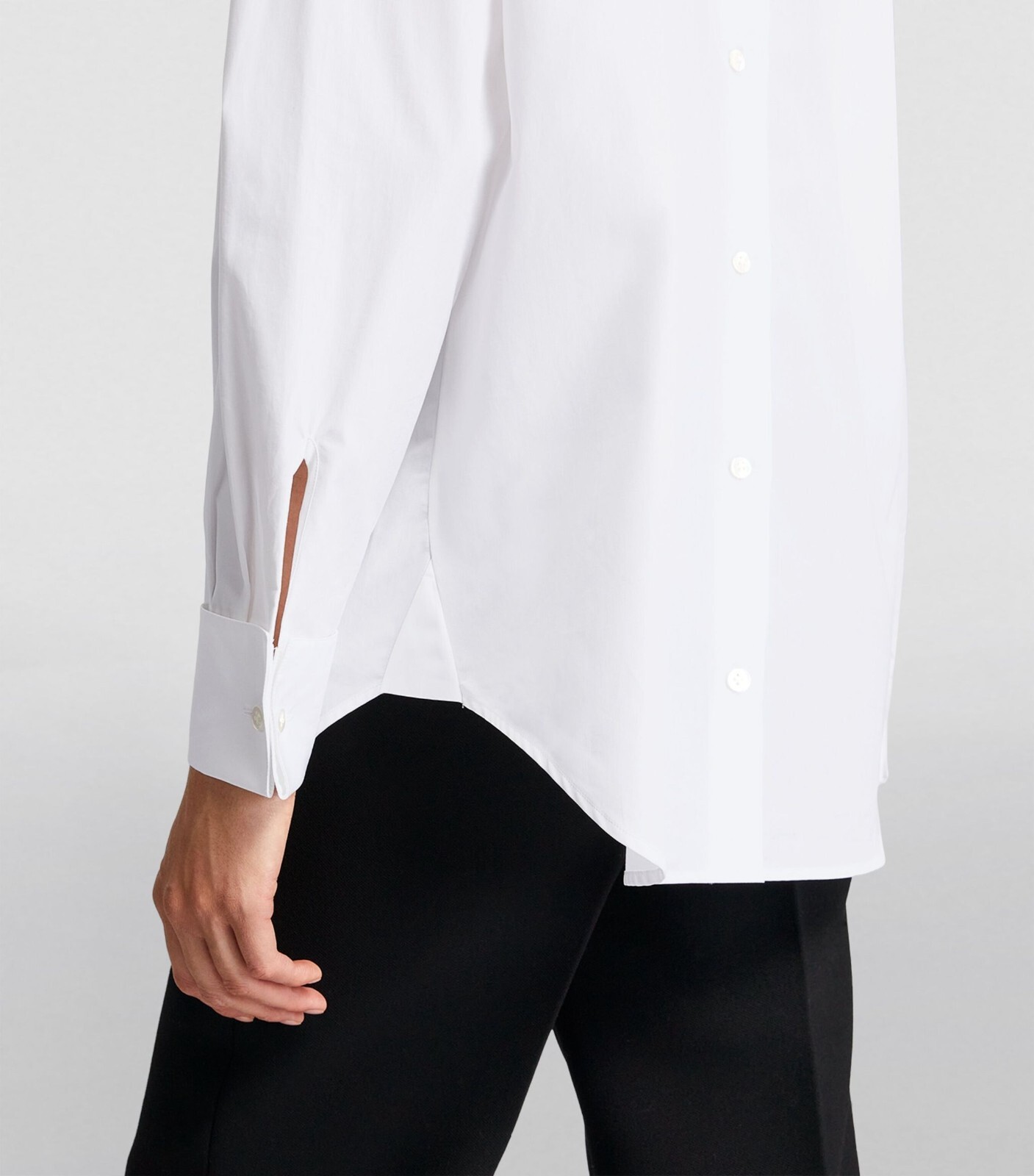 FILA Camicia poplin L S nuova con etichette $1190 The Row Angelique cotone reversed taglia M
