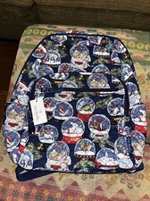 Vera Bradley Campus Backpack Snowglobes Nwt