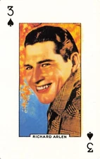 RICHARD ARLEN Star of the Silver Screen Single Swap Playing Card