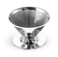 Coffee Dripper, Coffee Filter, Fine Mesh Coffee Maker, Stainless Steel Drippers