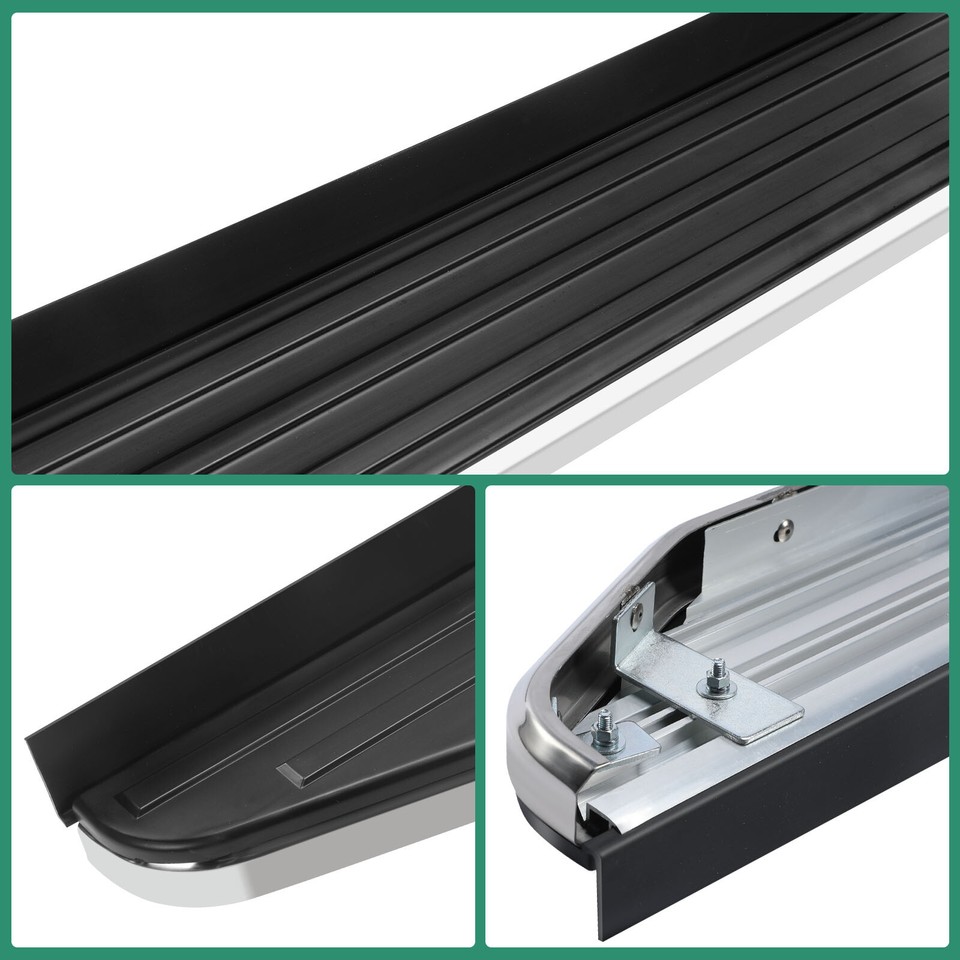 Jeep Grand Cherokee Epic Aluminum Running Boards; Black (22-25 Jeep