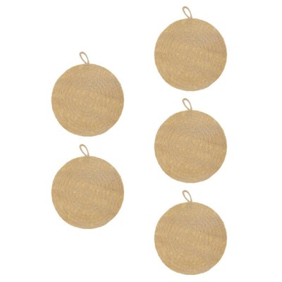  5pcs Runde Dampfer Loofah Schwamm Liner wiederverwendbare Dampfer Liner Küche