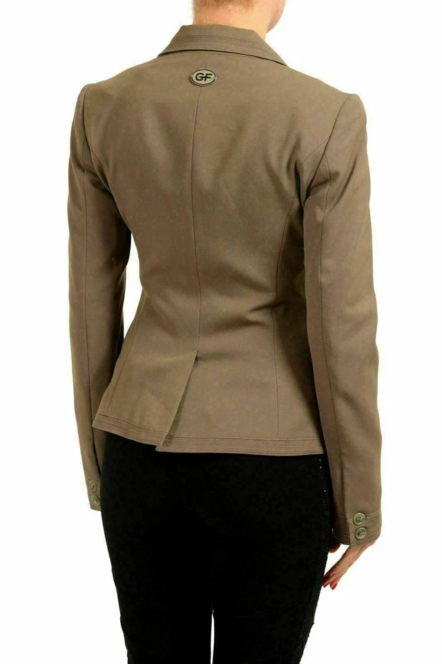 Blazer para mujer Gianfranco Ferre gris dos botones US S IT 40 Foto 2 de 4