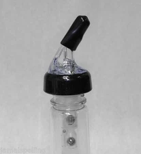 12x Measured Pour Spout Precision BLACK DUST CAP CAPS Posi Fit POURER COVER