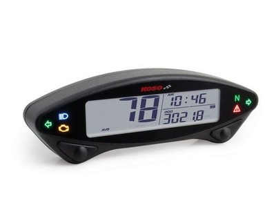 Tachometer KOSO DB EX-02 schwarz Universal, Motorrad, Roller, Quad, Moped, Mofa