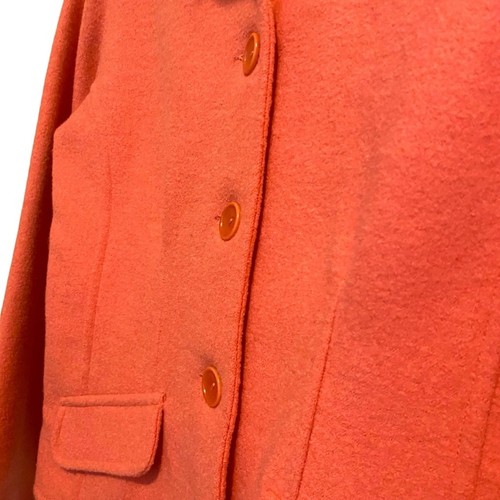 Vintage Talbots Alpaca Blend Jacket Sz PM Pink Button Coastal Grandma Old Money - Picture 6 of 10