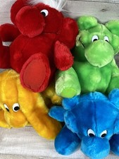 Vintage Lot of 4 Kodak Kolorkins Plush - Klick Zoom Snap Flash - New w/o Tags