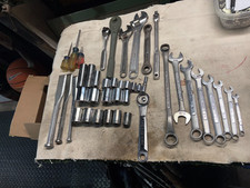 CRAFTSMAN TOOLS=V=SOCKETS,RATCHETS,WRENCHES,CHISELS, 42 PIECE, MADE IN USA