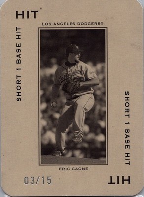 2005 Donruss Throwback Threads - Polo Grounds Eric Gagne #PG-49 Hit /15