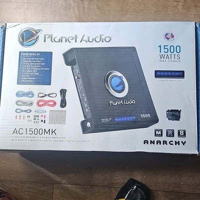 Planet Audio AC1500MK Monoblock Class A/B Amplifier 1500W Anarchy Series