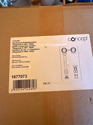 Pumpen Gruppe concept Heizkessel-Anbindesystem S-180 DN25 ohne Pumpe 1677073