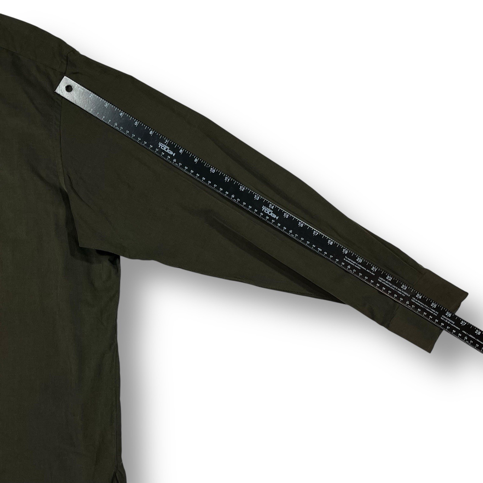 NWT Ralph Lauren PURPLE LABEL Corduroy Men's XL 17 Dress Shirt GREEN BROWN NWT thumbnail 8