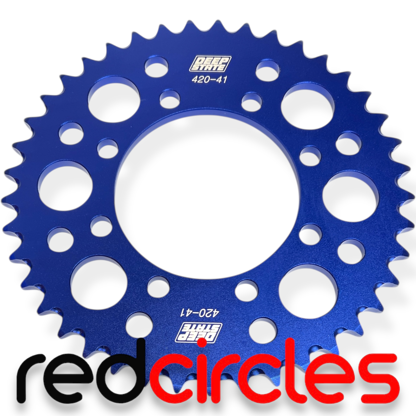 BLUE DEEP STATE 420 / 41 TOOTH SDG PIT BIKE REAR SPROCKET fits 50cc 110cc 125cc
