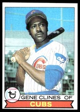 Gene Clines 1979 Topps #171 Chicago Cubs MLB READ FREE SHIPPING AutographDen