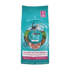 Purina ONE High Protein, Natural Dry Kitten Food, 7 Pound (Pack of 1), Other 4.57 per pound