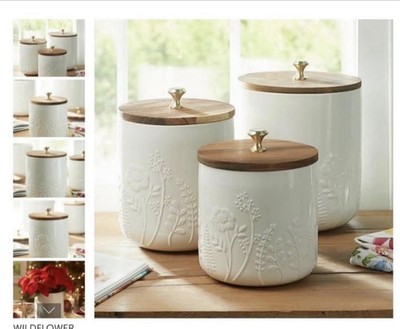Canisters Set  Wildflower. The Complete Collection  Princess House40212