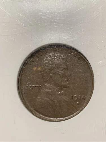 1914-D LINCOLN CENT ~ NGC AU50 ~
