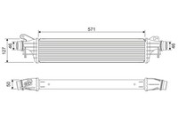 LadeluftküHler Valeo 818681 Aluminium FüR Opel Corsa X15 Adam M13 Turbo