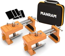 Cabinet Clamps 2 Pack - Protective Case Included - Claw for Cabinets, Face Frame